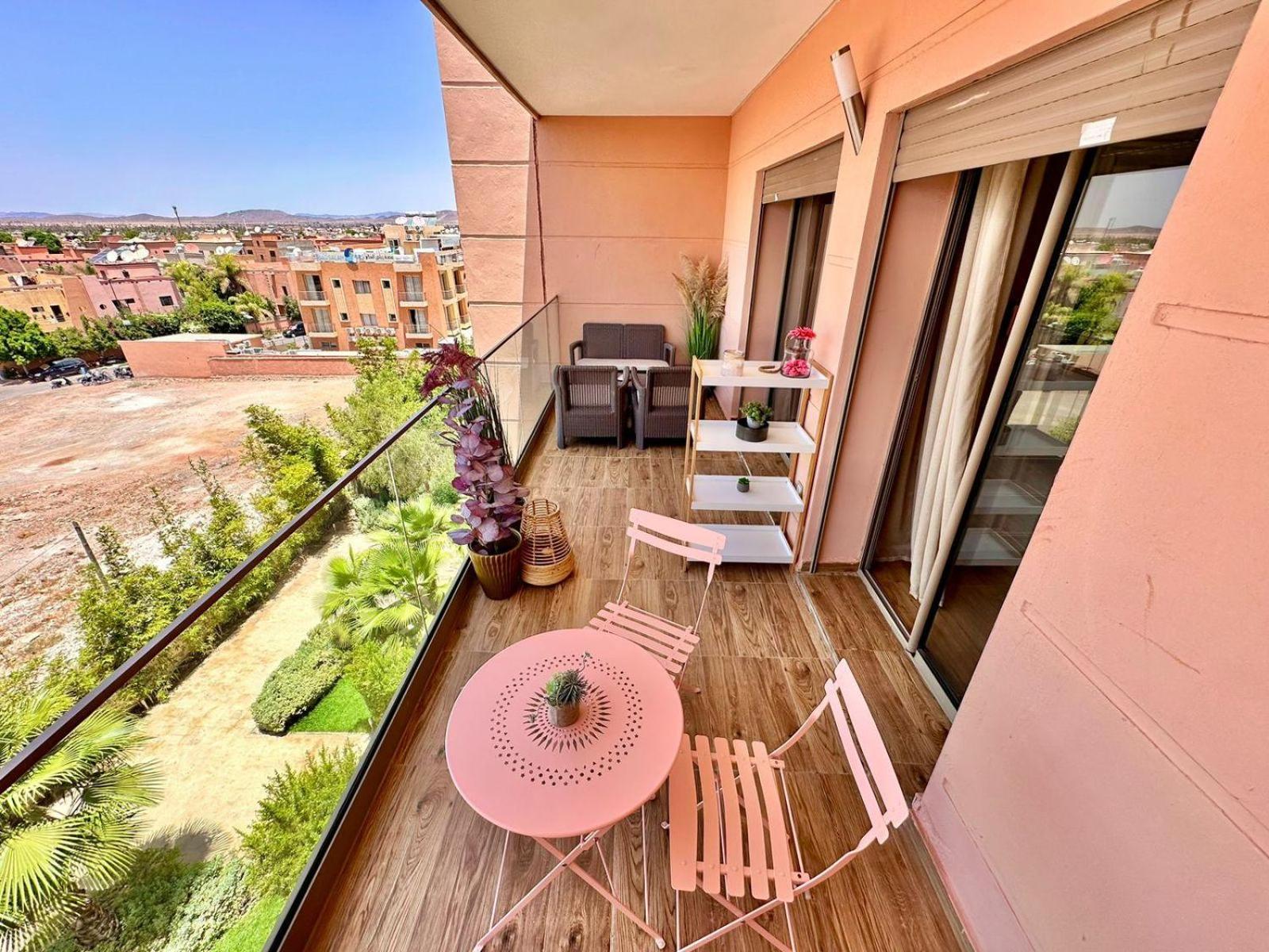 Appartement Luxueux Avec Piscine 10 Minutes Du Centre Ville Marrakesh Luaran gambar