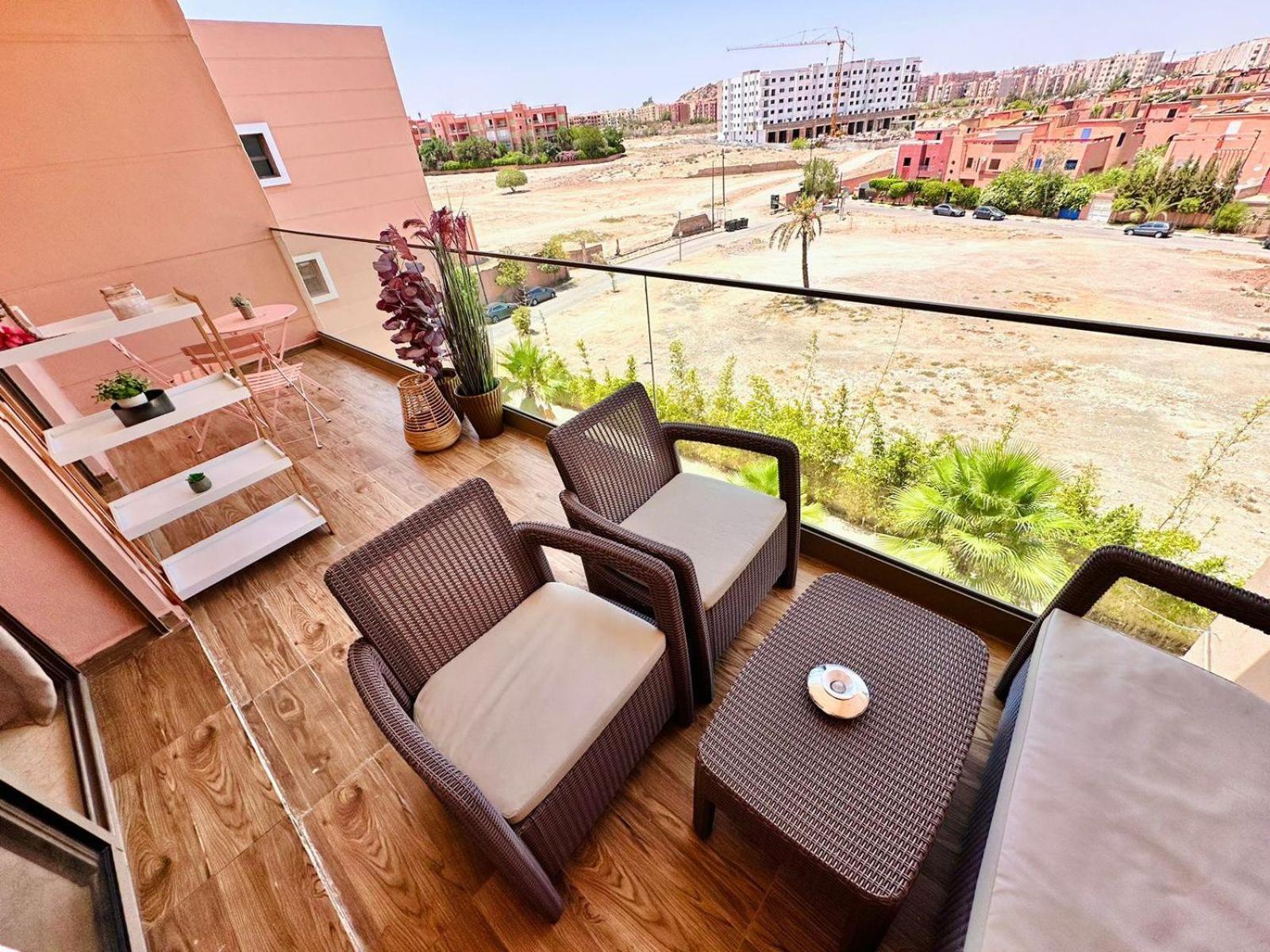 Appartement Luxueux Avec Piscine 10 Minutes Du Centre Ville Marrakesh Luaran gambar