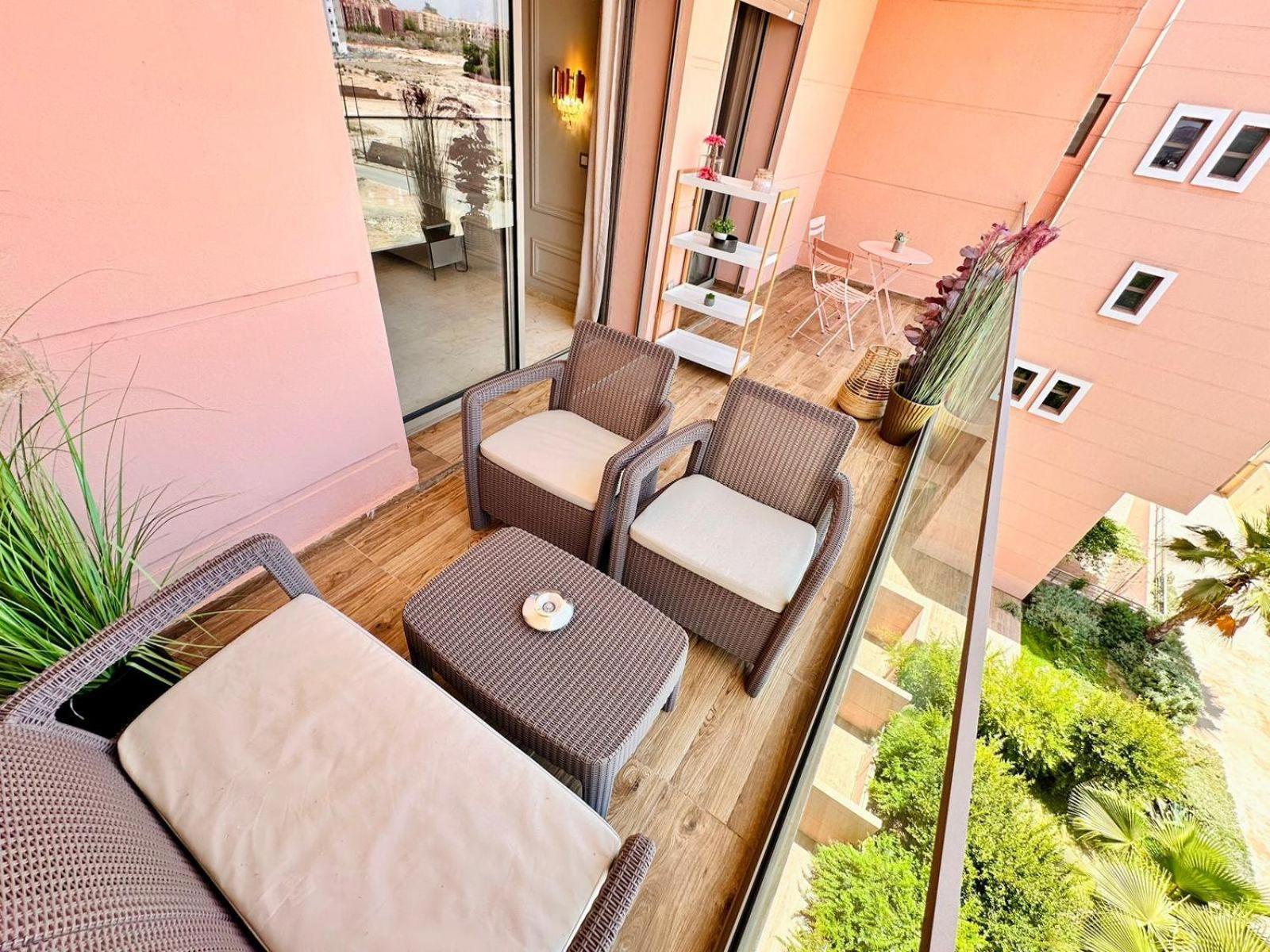 Appartement Luxueux Avec Piscine 10 Minutes Du Centre Ville Marrakesh Luaran gambar